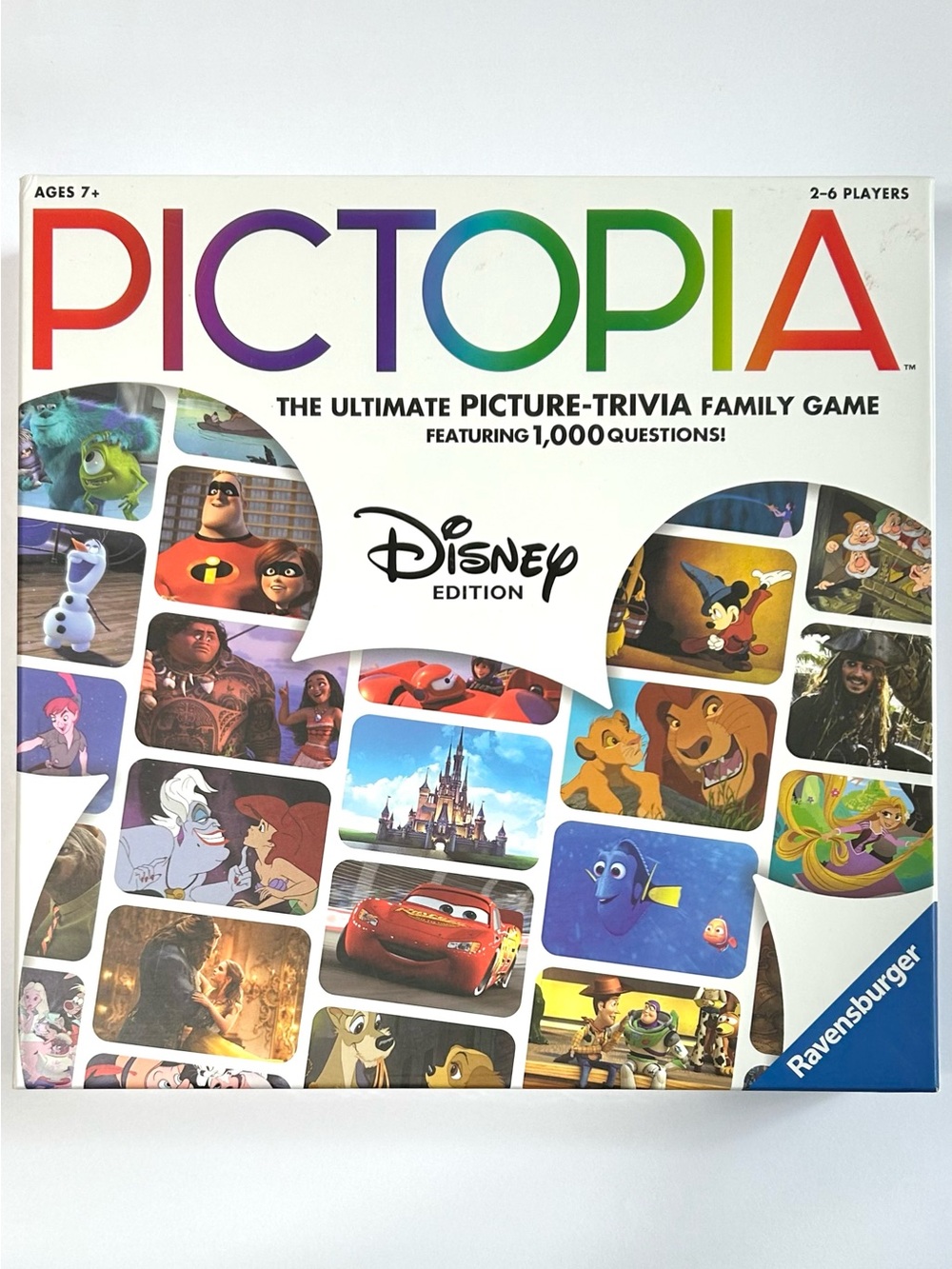 Pictopia Board Game - Disney Edition - Ultimate Picture Trivia Family Game